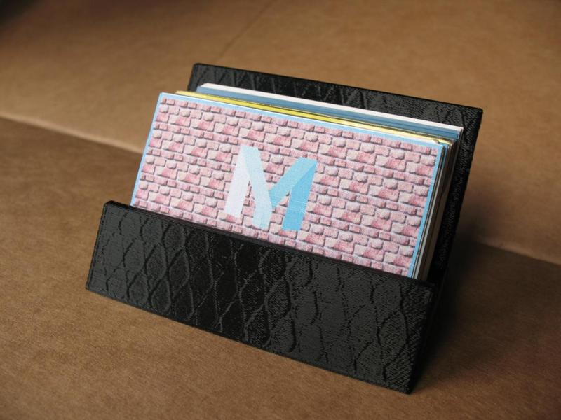 Simple business card holder