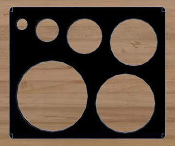 Kruhová obkreslovací deska