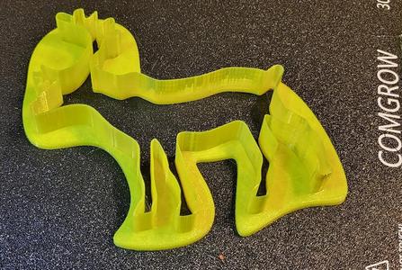 Reindeer cookie cutter
