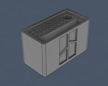 Small deburring station