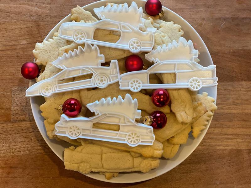 chistmas car cookie cutter collection
