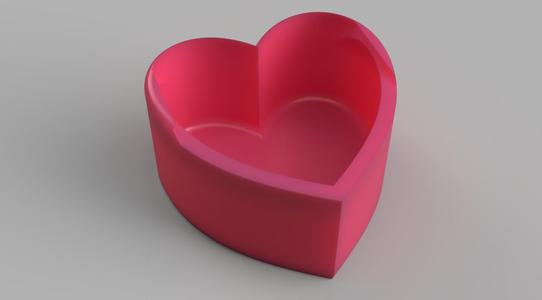 Simple Heart Box - Sliding