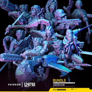 Cyberpunk models BUNDLE -  (July release)