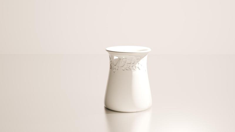 Modern Voronoi Pen Holder & Desk Organizer - Geometric Office Storage