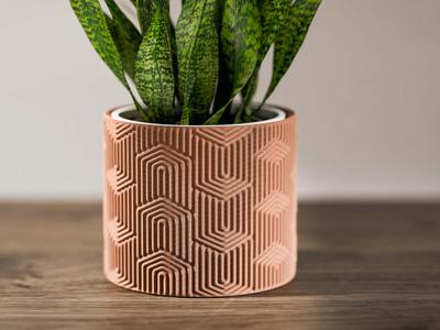 Indoor Plant Pot with Drainage
