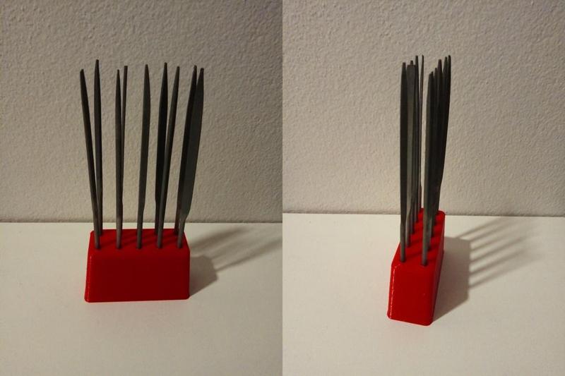 10 Piece Needle File Holder