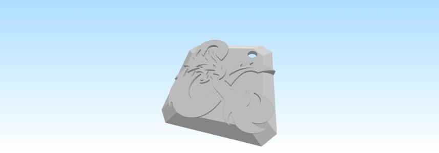 DnD Logo Keychain