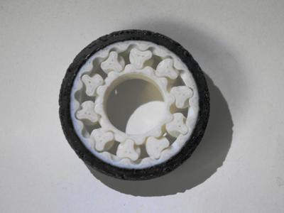 Wheel with TPU tire