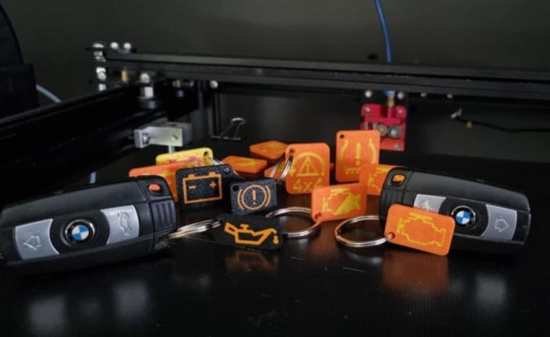 Halloween SCARY keyring for car lovers! Nightmare!