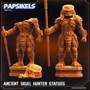 ANCIENT SKULL HUNTER STATUES