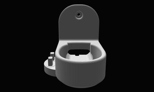 Wallmount for Oral-B / Braun toothbrush charger with