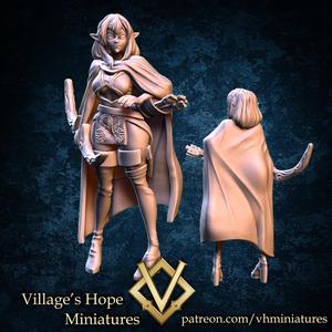 anime style elf archer