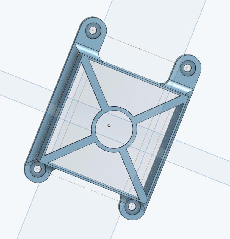 Eachine Cvatar BN-880 Front GPS Mount (M2 27mmx39mm Hole Spacing)