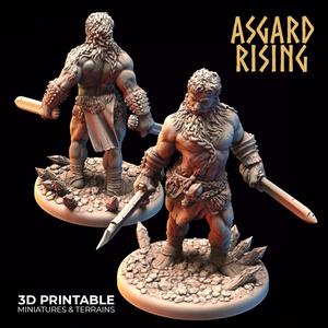 2 x Berserker #4 Modular mini PRESUPPORTED