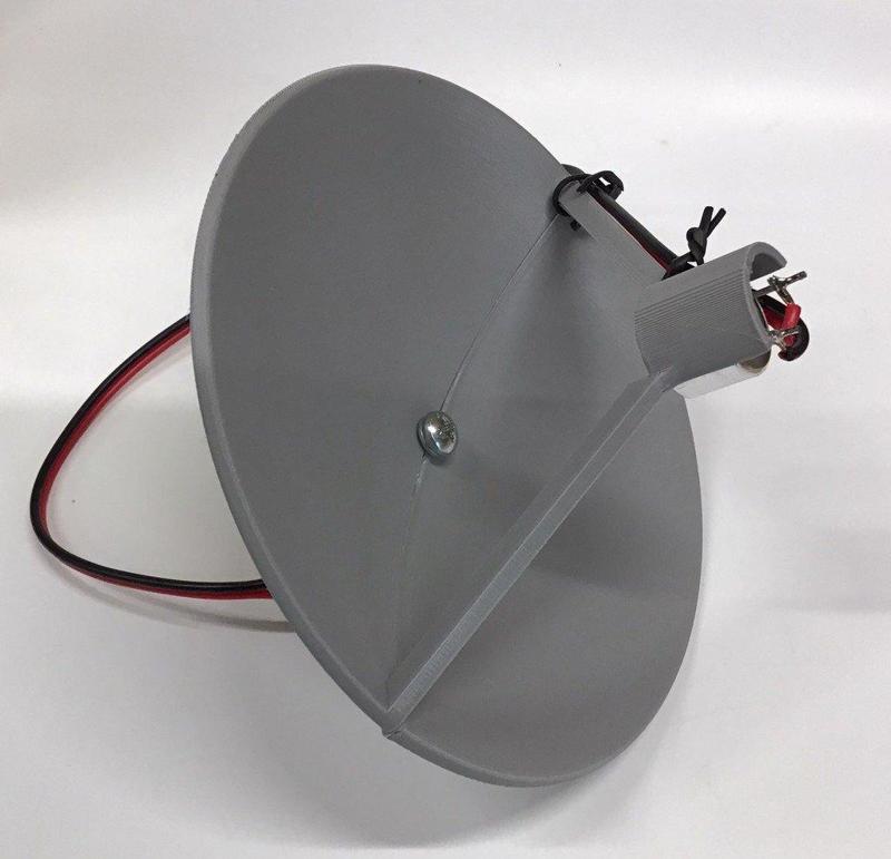 Parabolic Reflector for Ultrasonic Receiver