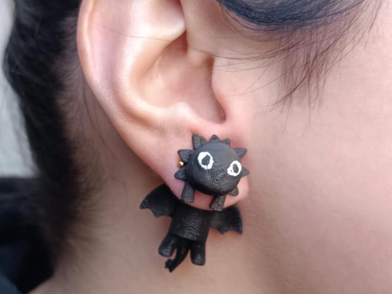 Toothless Earrings