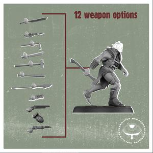 12 weapon options for Atomic Mutants