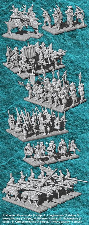 10mm Anglo-Scottish Elfs - Army Bundle