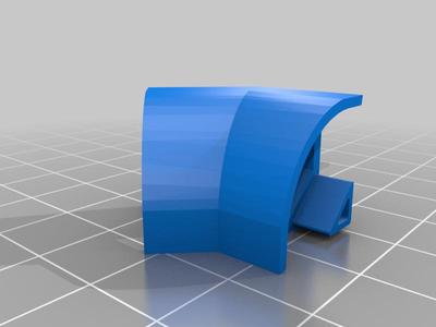 135° led diffuser connector (for THMOOTHER aluminum profiling)