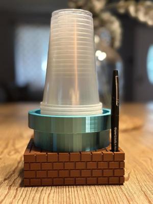 Super Mario Bros Plastic Cup Holder