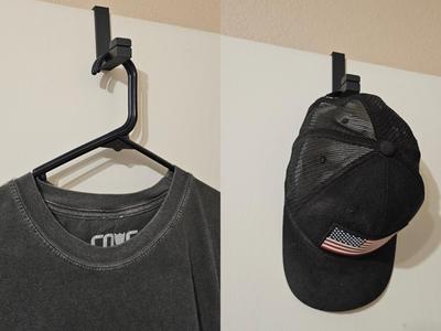 Door hat and clothing hanger