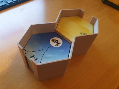 Catan Hex Tile storage / Aufbewahrung für Hexagon Felder