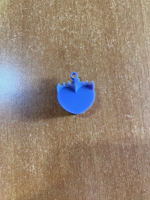 fire-heart necklace/keychain