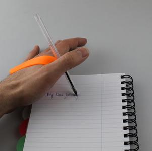 Pen holder for hand support