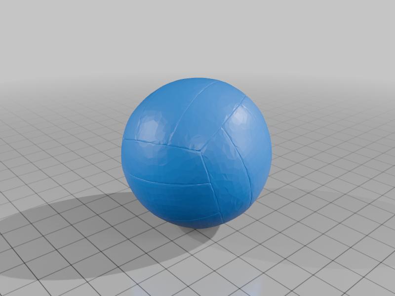 Copy of A volleyball
