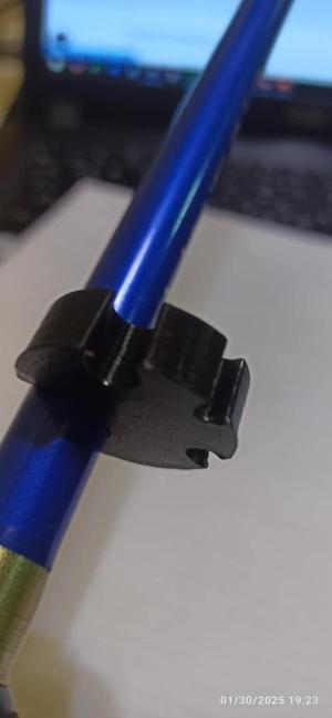 Fishing rod holder clips