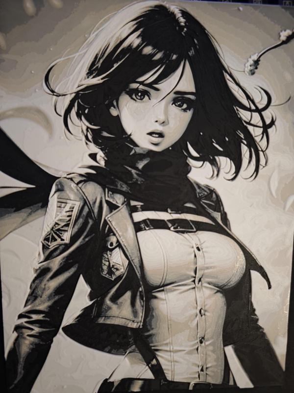 Mikasa Ackerman Attack on Titan HueForge