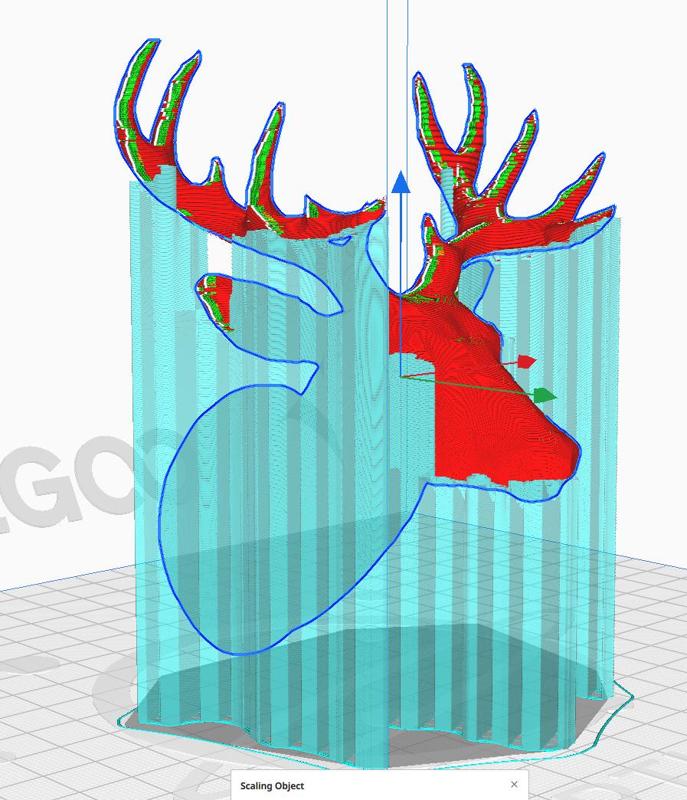 Deer Head high polygon