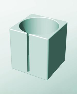 CS162-190-S Stacking slotted component box bin for makers