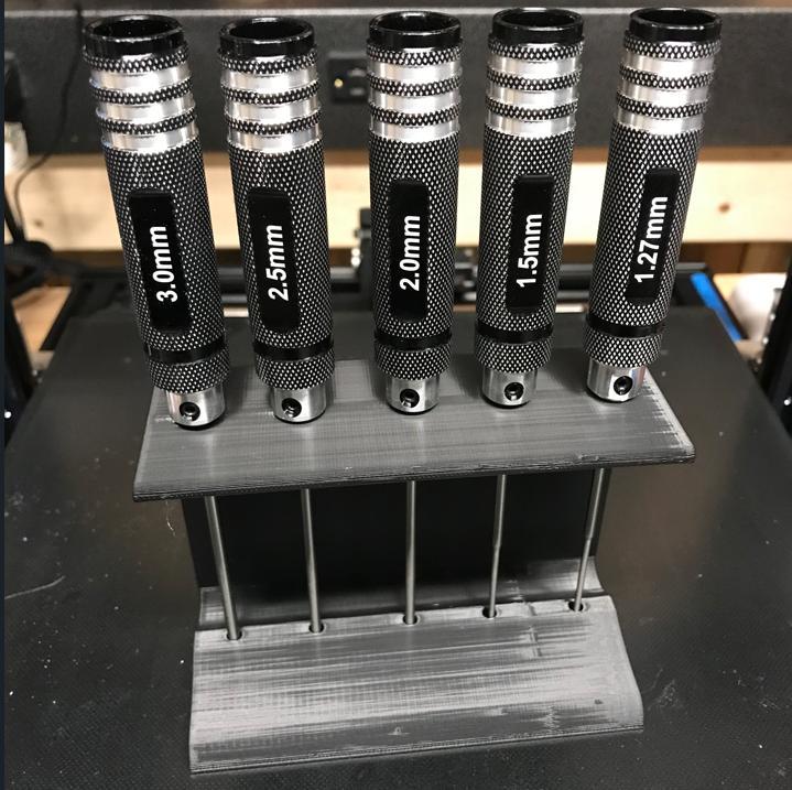 Hex Screwdriver Stand Five