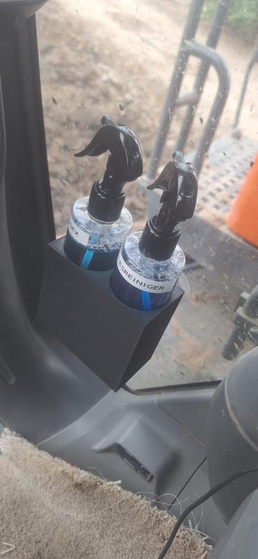 bottleholder for cleaningbottles