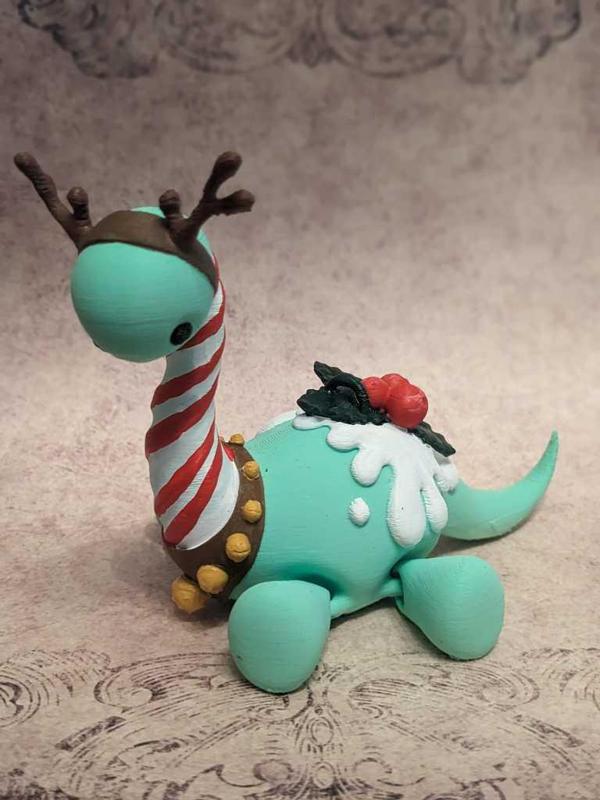 Xmas Dino Ornament Christmas