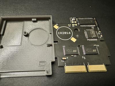 TinyTendo TNY-TKROM Low Profile MMC3 and SRAM Cartridge Bottom