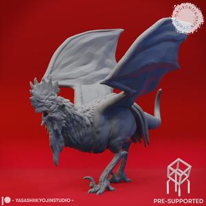 Cockatrice - Tabletop Miniature (Pre-Supported)