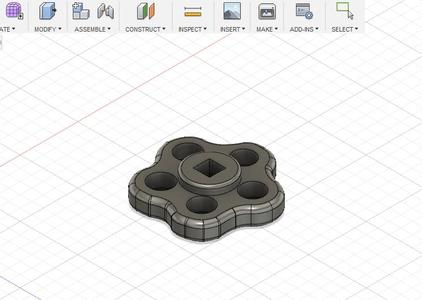 Water line valve knob