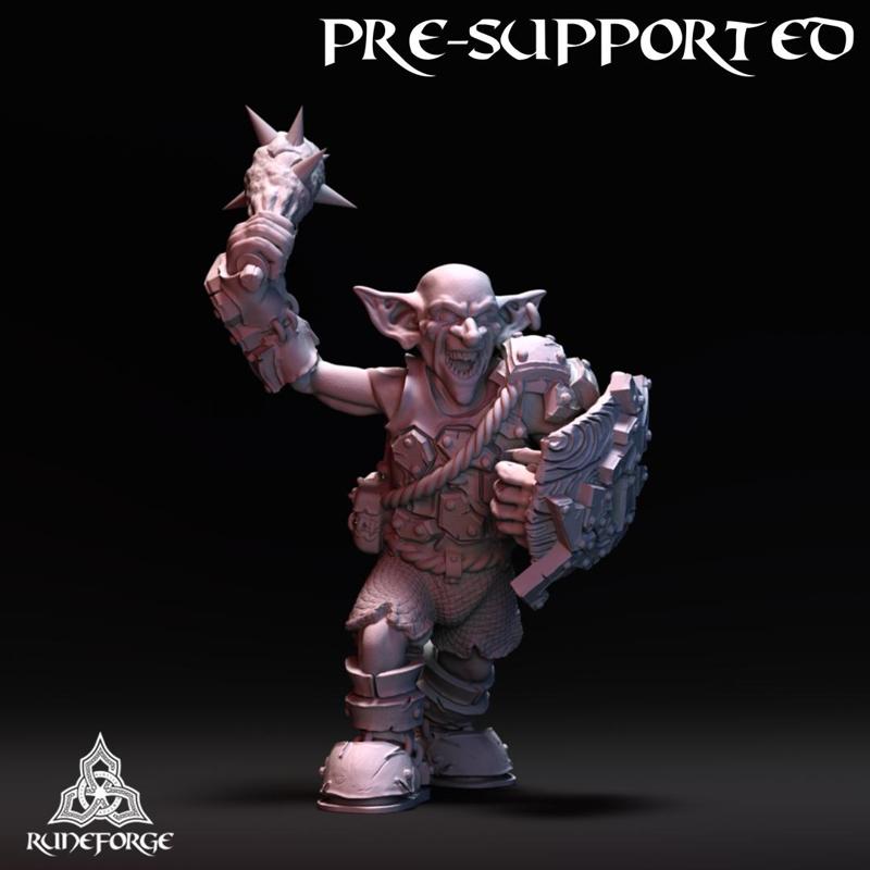 Classic Goblin - Club and Shield