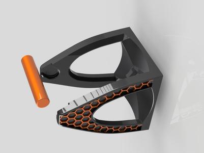 Wall mounting filament spool holder - universal