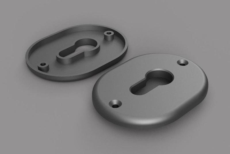  Cover_Escutcheon European profile lock D Type - Cover cilindro profilo Europeo