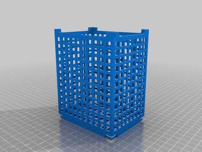 Parametric Fish Tank Filter Media Basket 