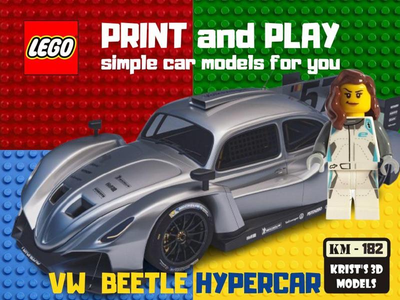 LEGO volkswagen beetle hypercar