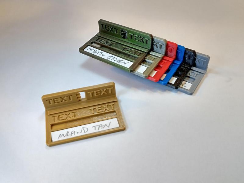 Interlocking Filament Swatches