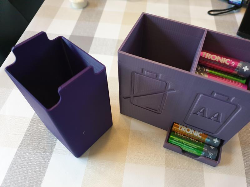 Battery Storage Container with handles