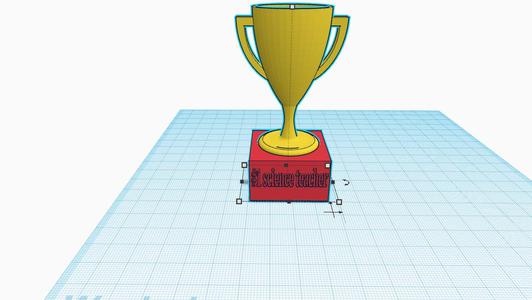 a trophy for your #1 favorite science teacher