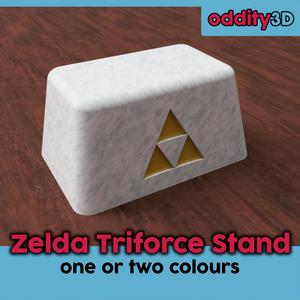 Zelda Fan Art - Triforce Stand (one or two colours)