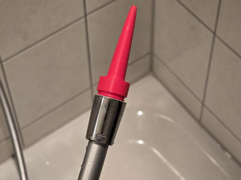 Flow cleaning shower/bath 1/2"-adapter