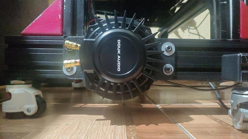 bass shaker mount for Douk Audio